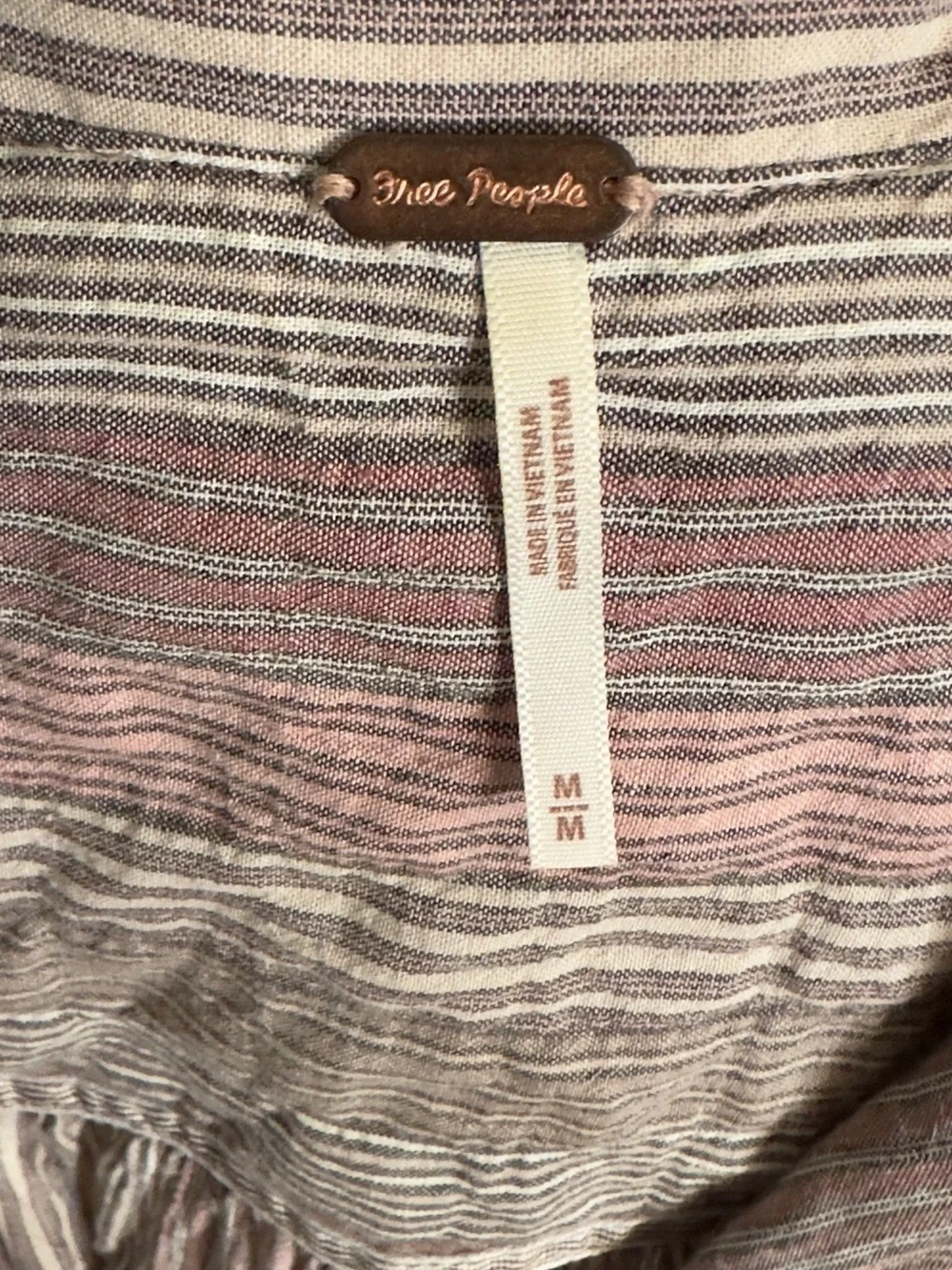 Free People “High Tide” Button Down Shirt